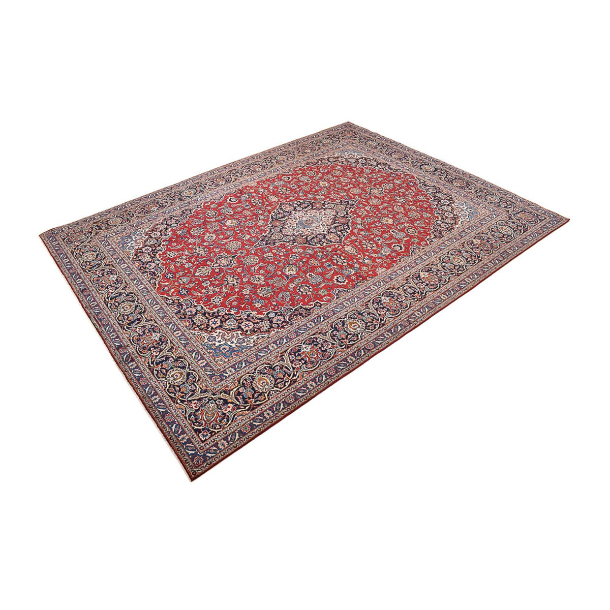 Perser Rug - Keshan - 398 x 306 cm - red