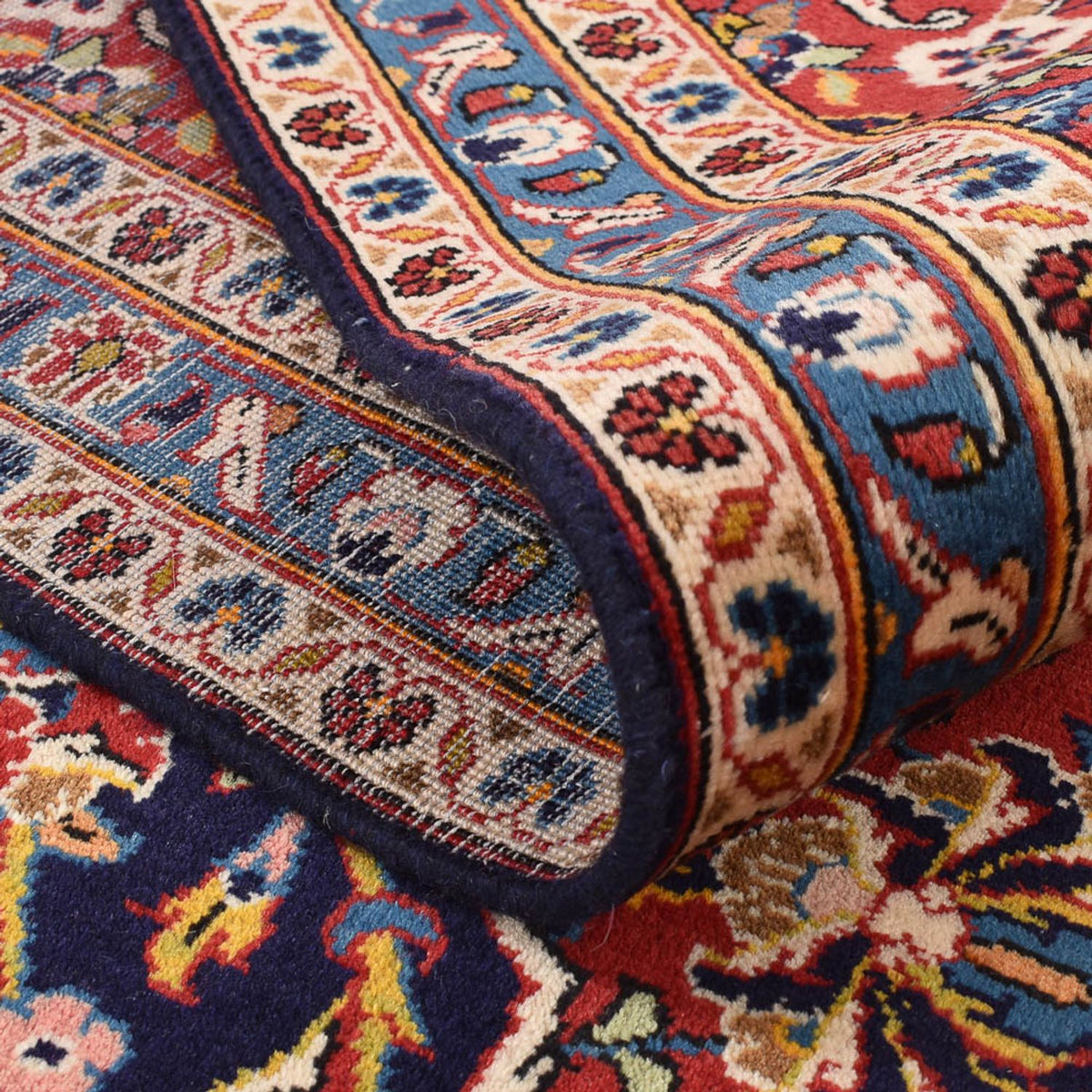 Perser Rug - Keshan - 407 x 296 cm - dark blue