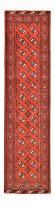 Runner Turkaman Rug - 376 x 98 cm - red