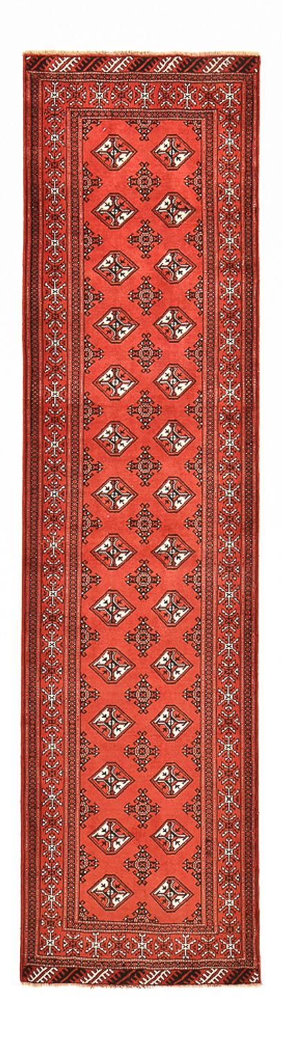 Runner Turkaman Rug - 376 x 98 cm - red