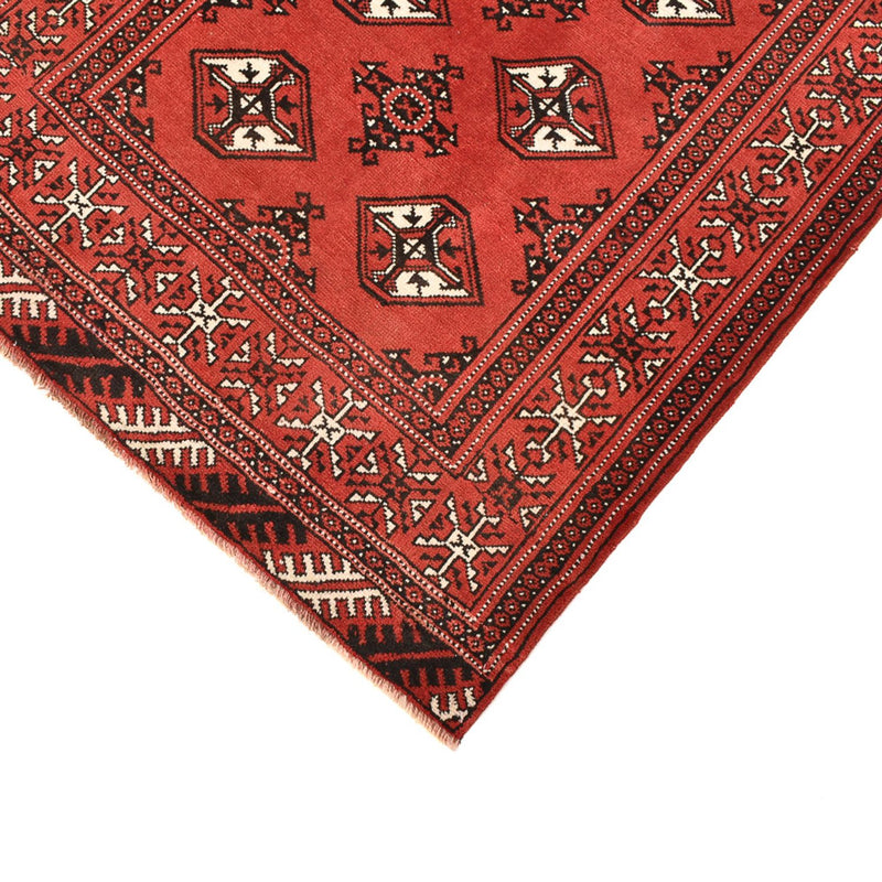 Runner Turkaman Rug - 376 x 98 cm - red