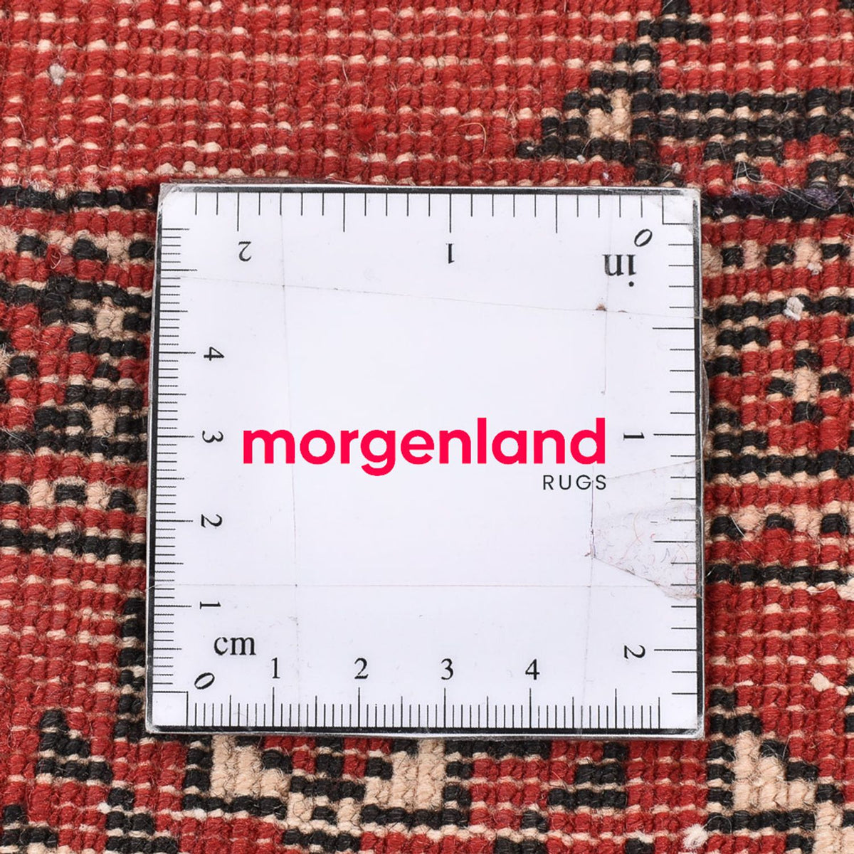 Runner Turkaman Rug - 376 x 98 cm - red