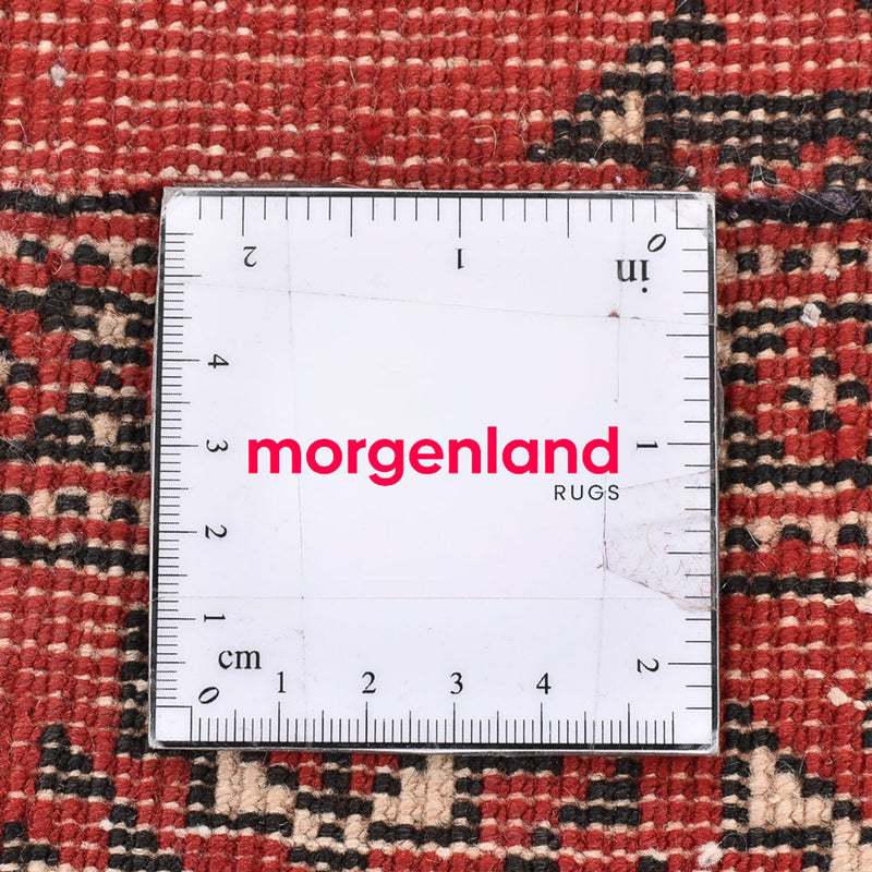 Runner Turkaman Rug - 376 x 98 cm - red