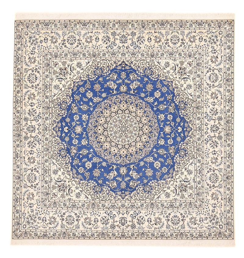 Perser Rug - Nain - Premium square  - 246 x 253 cm - blue