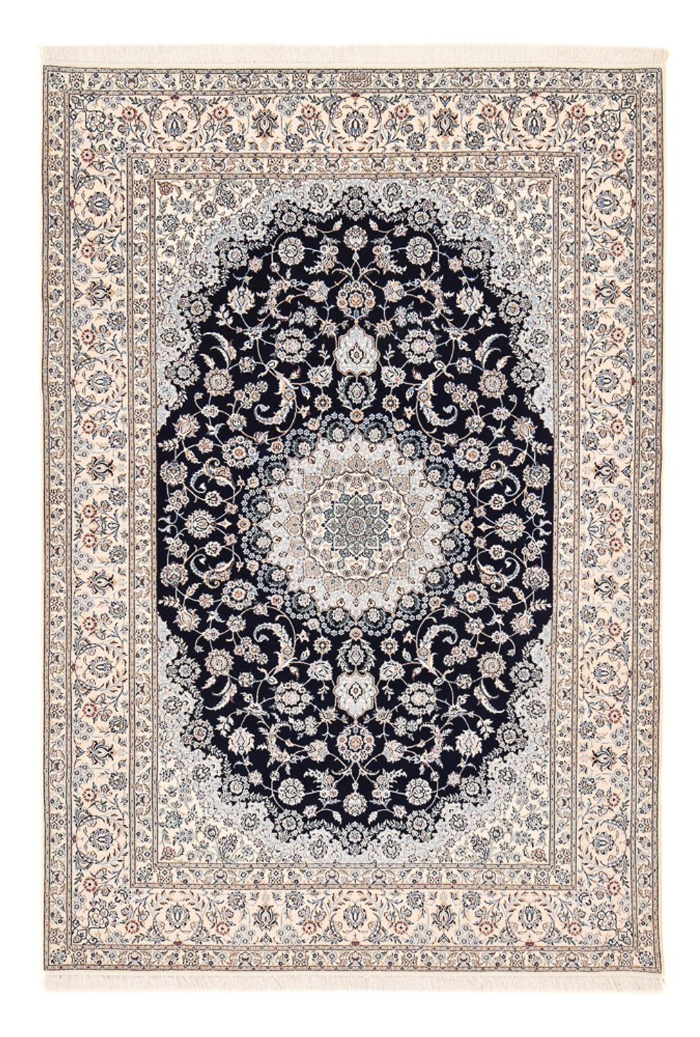 Perser Rug - Nain - Premium - 306 x 210 cm - dark blue