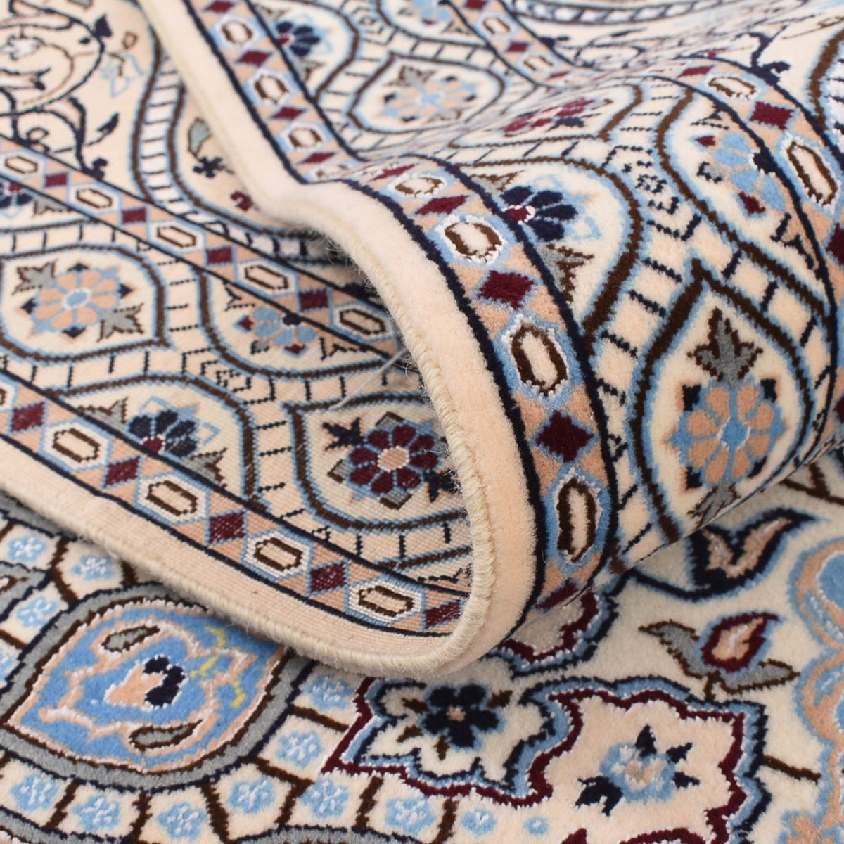 Perser Rug - Nain - Premium - 314 x 253 cm - light blue