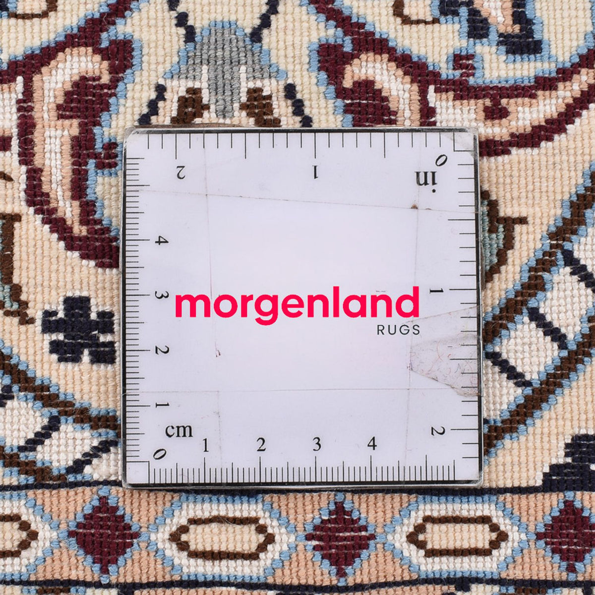 Perser Rug - Nain - Premium - 314 x 253 cm - light blue