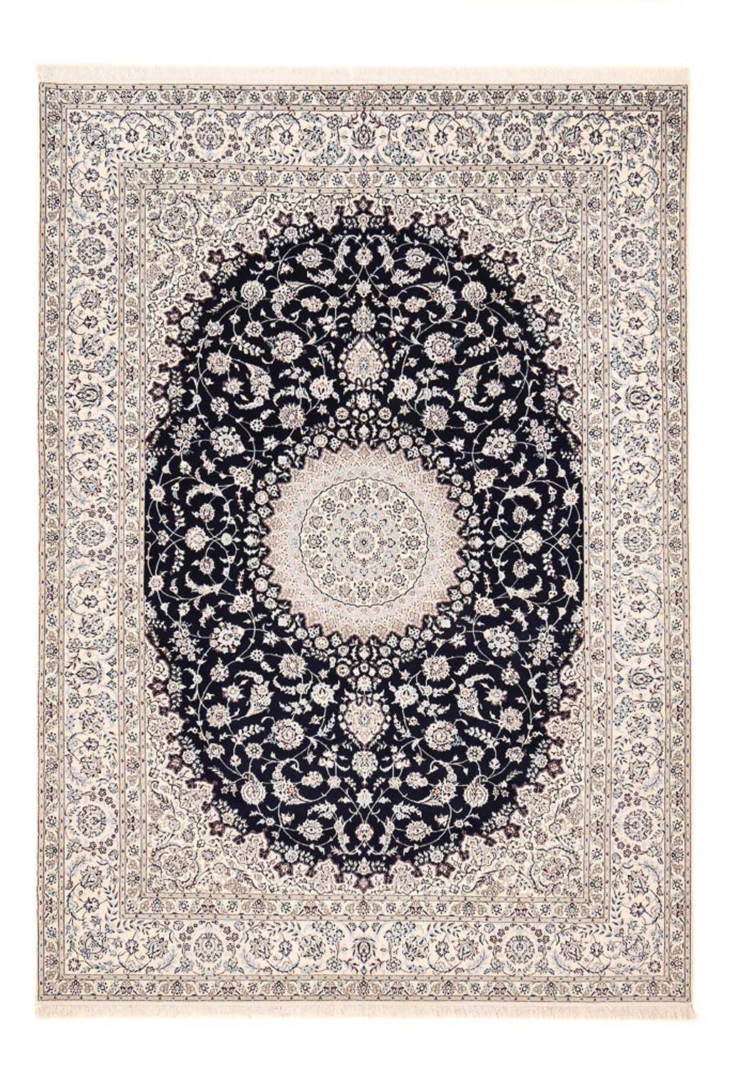 Perser Rug - Nain - Premium - 362 x 255 cm - dark blue