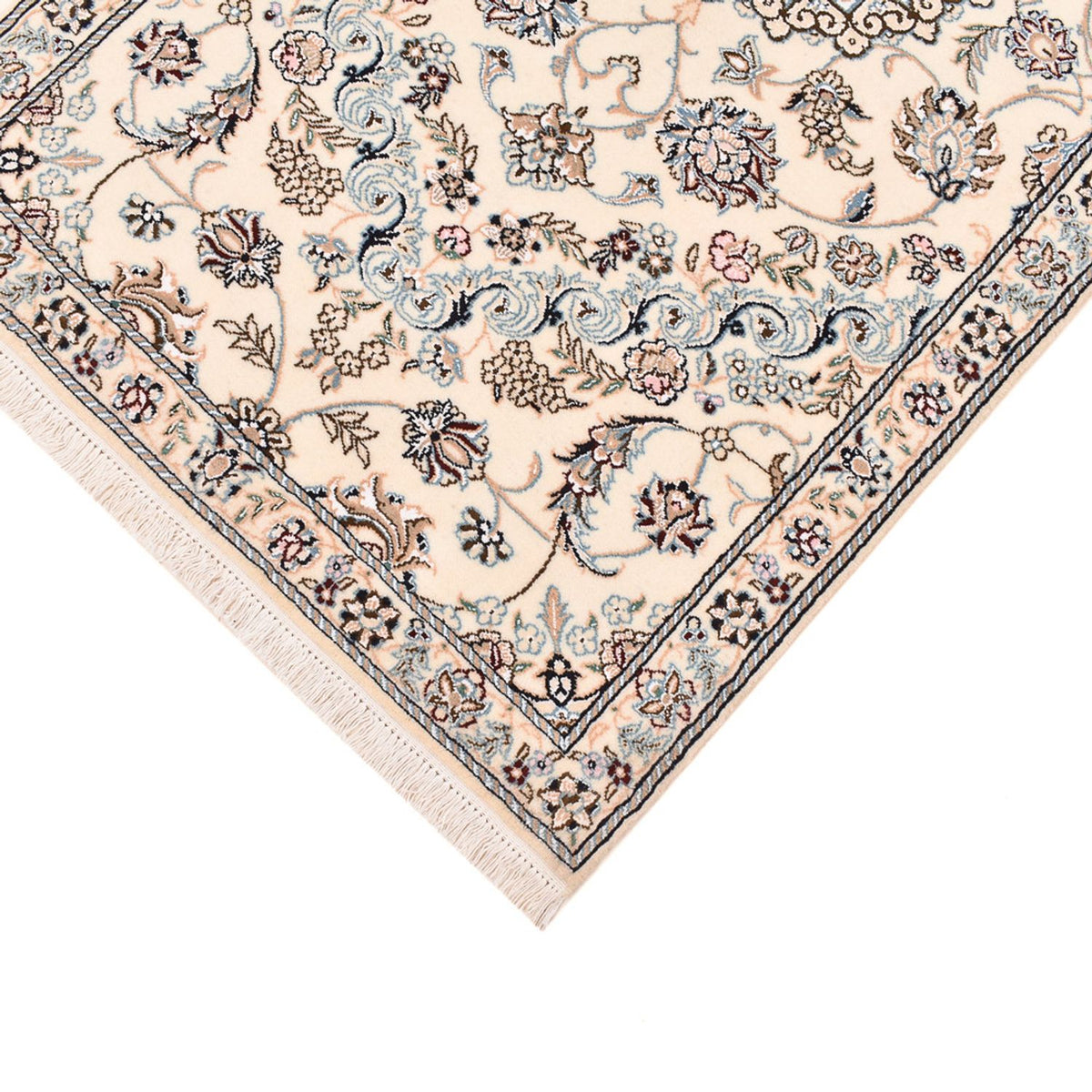 Runner Perser Rug - Nain - Royal - 330 x 90 cm - white