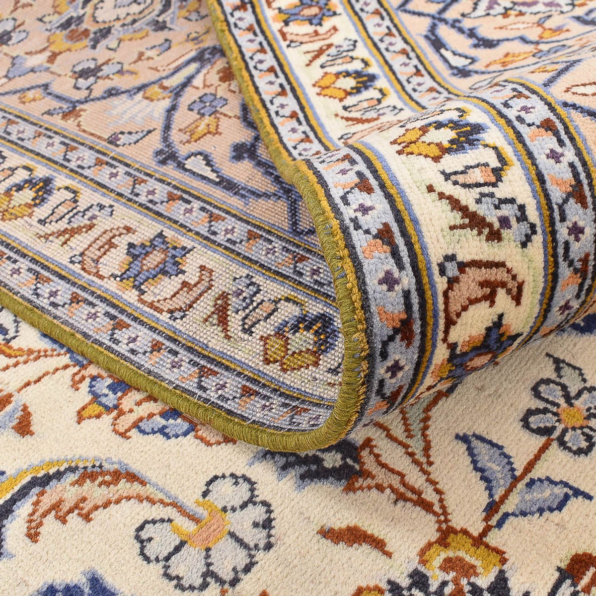 Perser Rug - Keshan - 382 x 275 cm - light beige