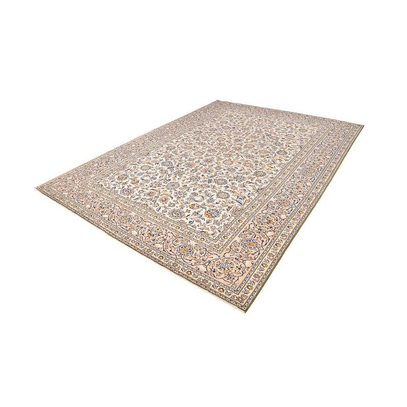 Perser Rug - Keshan - 382 x 275 cm - light beige