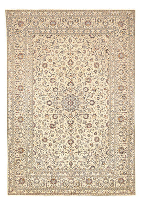 Perser Rug - Keshan - 359 x 243 cm - light beige