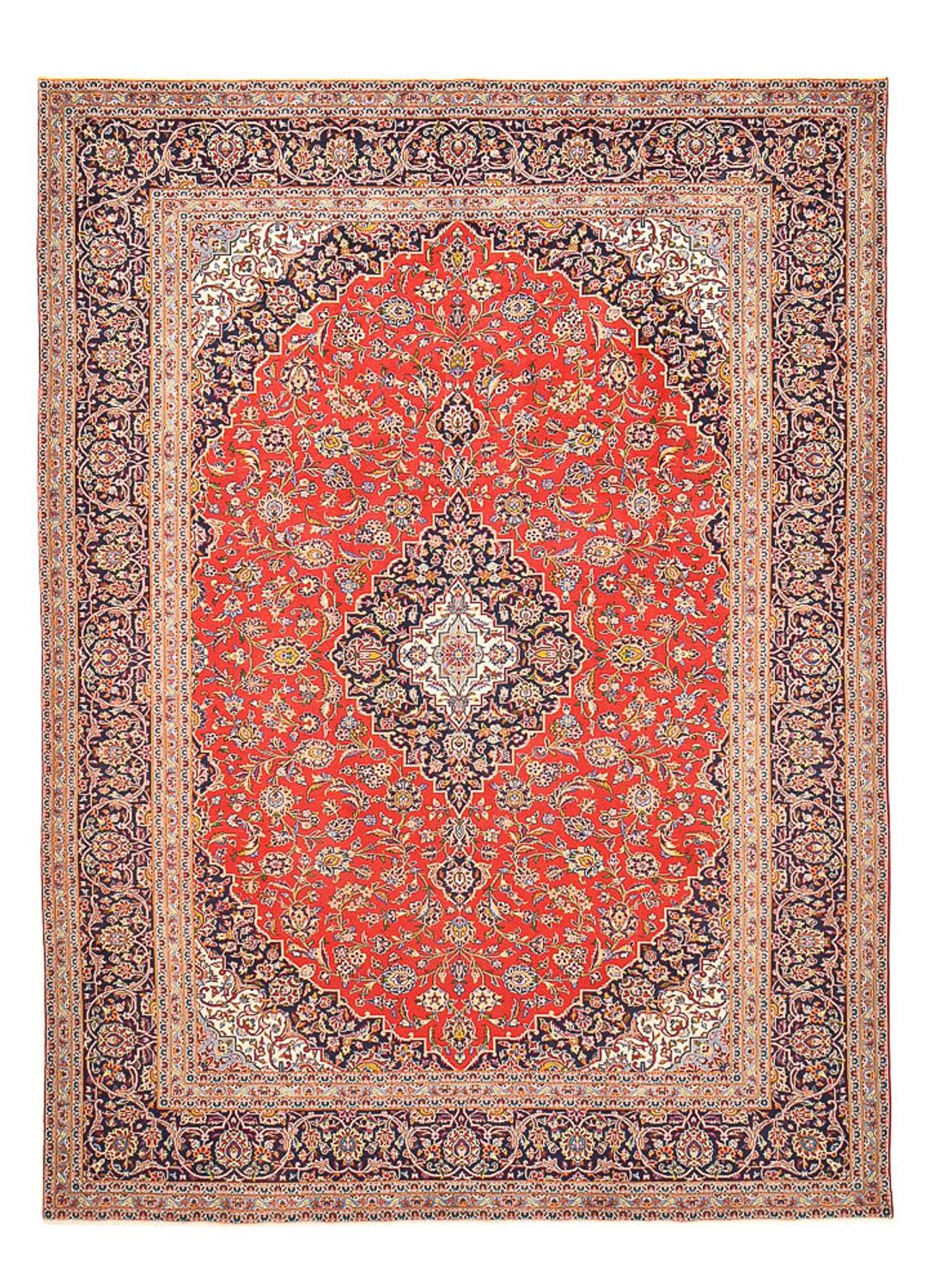 Perser Rug - Keshan - 394 x 287 cm - red