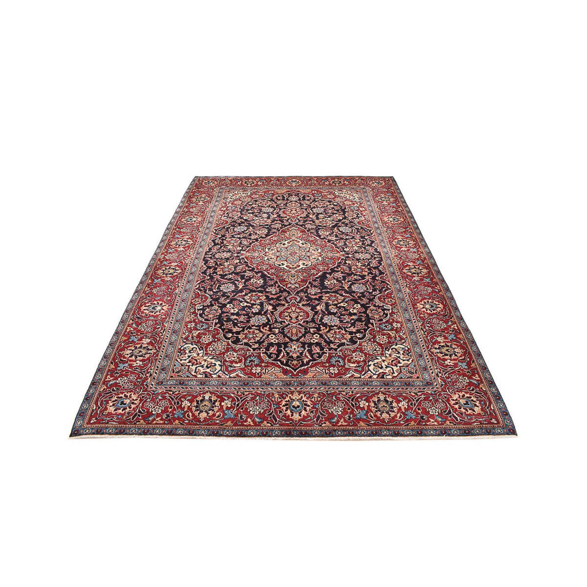Perser Rug - Keshan - 305 x 195 cm - light red