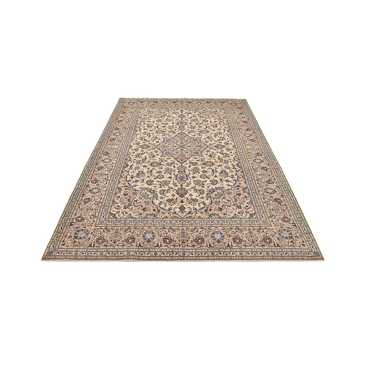 Perser Rug - Keshan - 310 x 207 cm - light beige