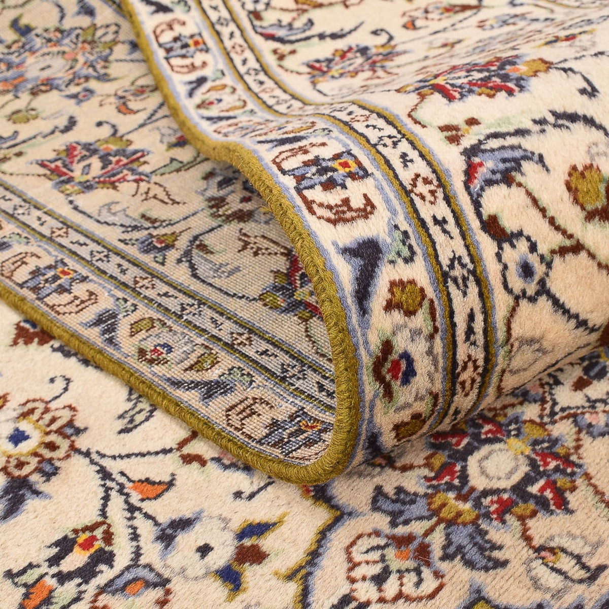 Perser Rug - Keshan - 295 x 196 cm - light beige