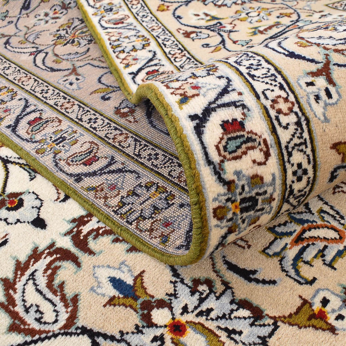 Perser Rug - Keshan - 400 x 288 cm - light beige