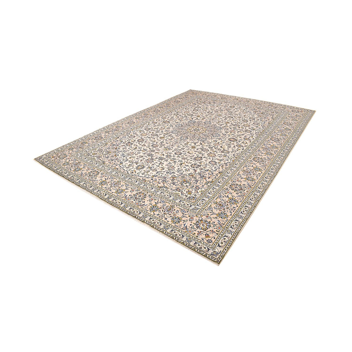 Perser Rug - Keshan - 405 x 292 cm - light beige