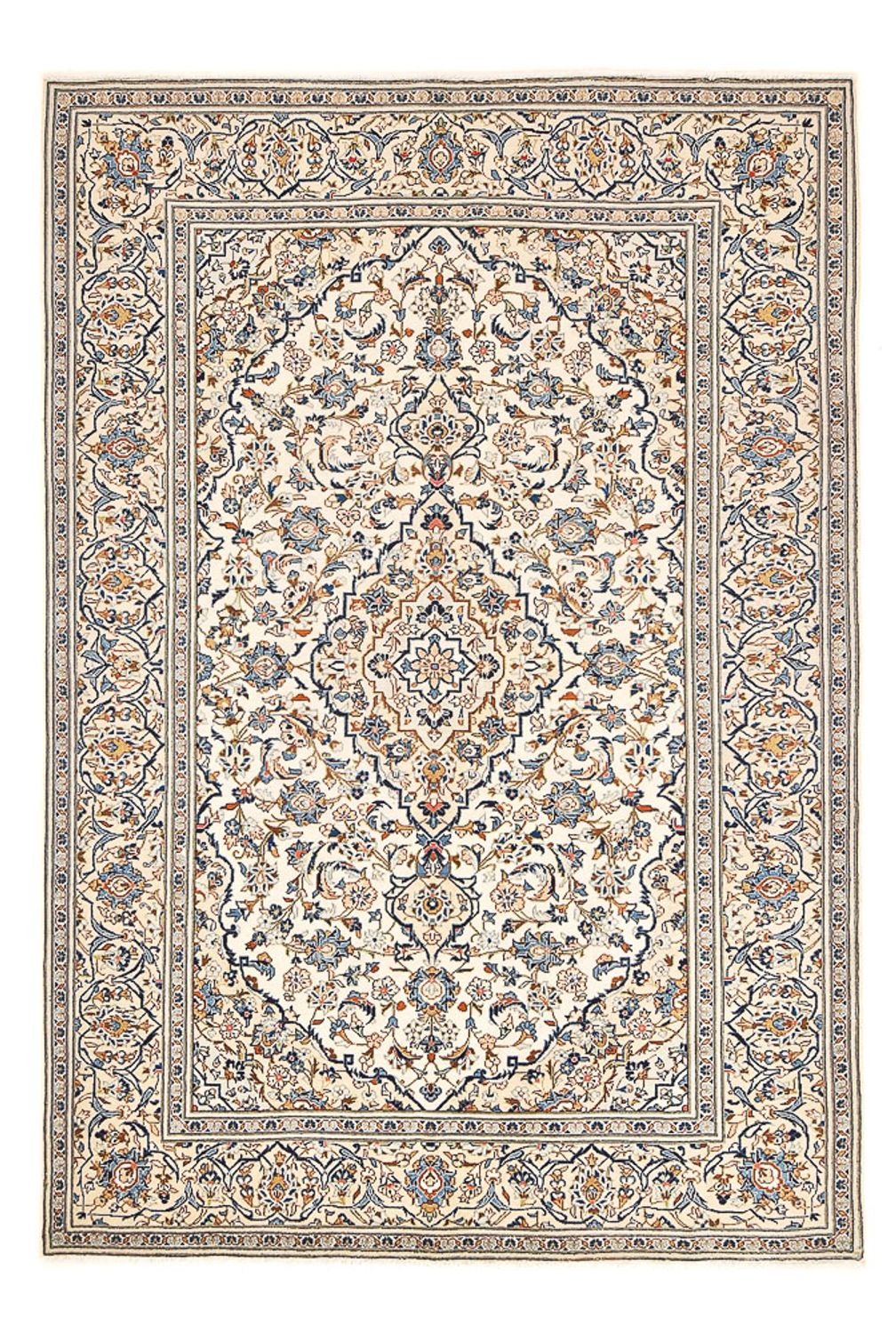 Perser Rug - Keshan - 300 x 200 cm - light beige