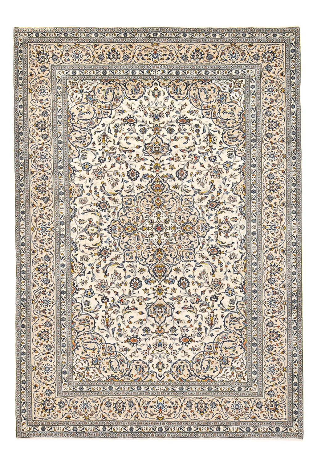 Perser Rug - Keshan - 360 x 246 cm - light beige