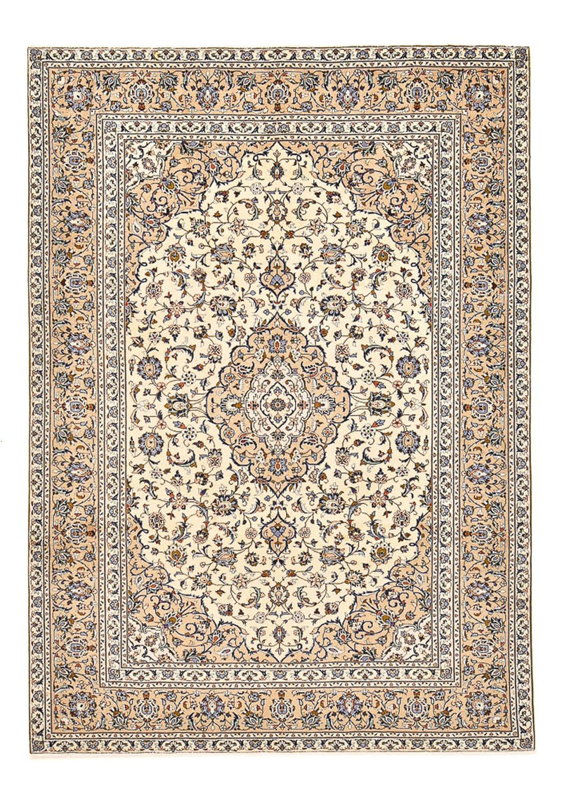 Perser Rug - Keshan - 349 x 241 cm - light beige