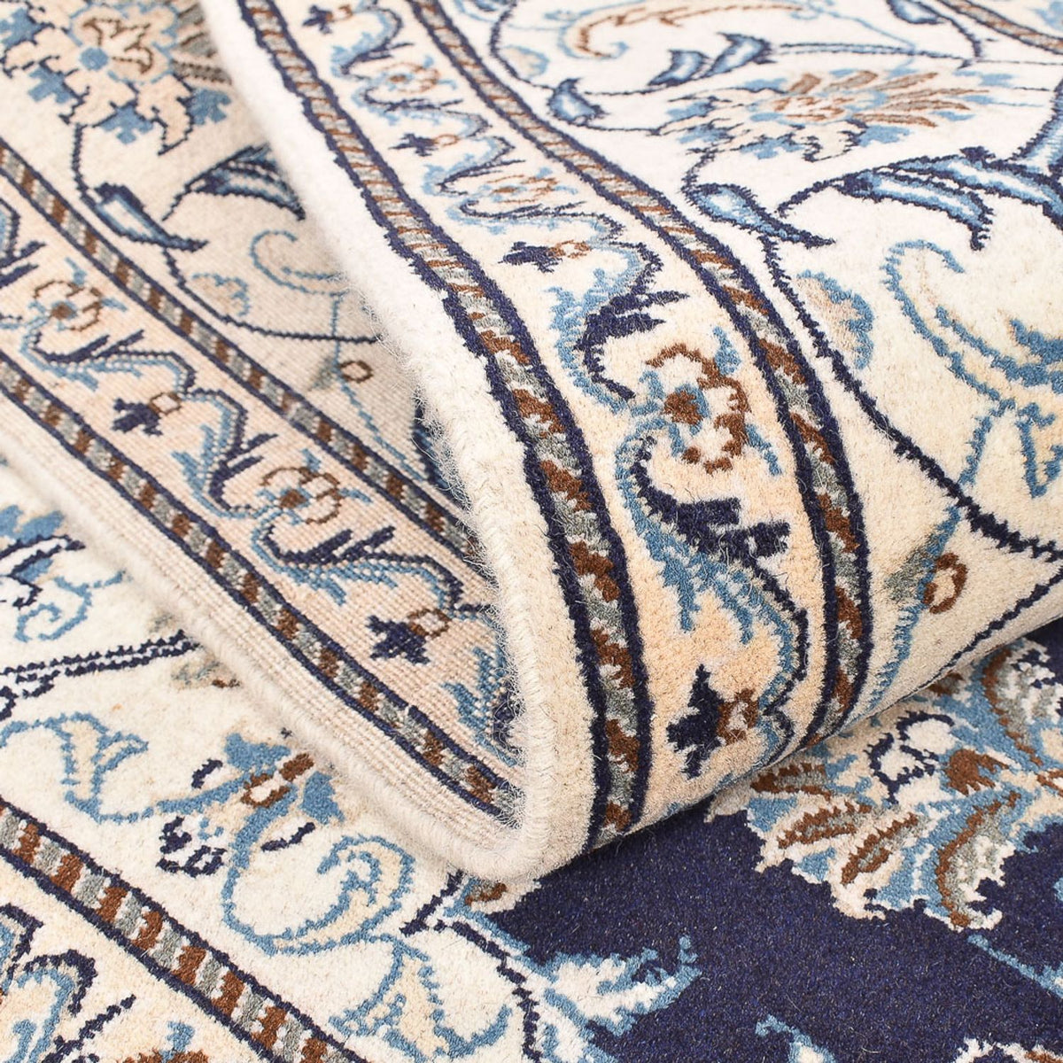 Perser Rug - Nain square  - 208 x 200 cm - dark blue