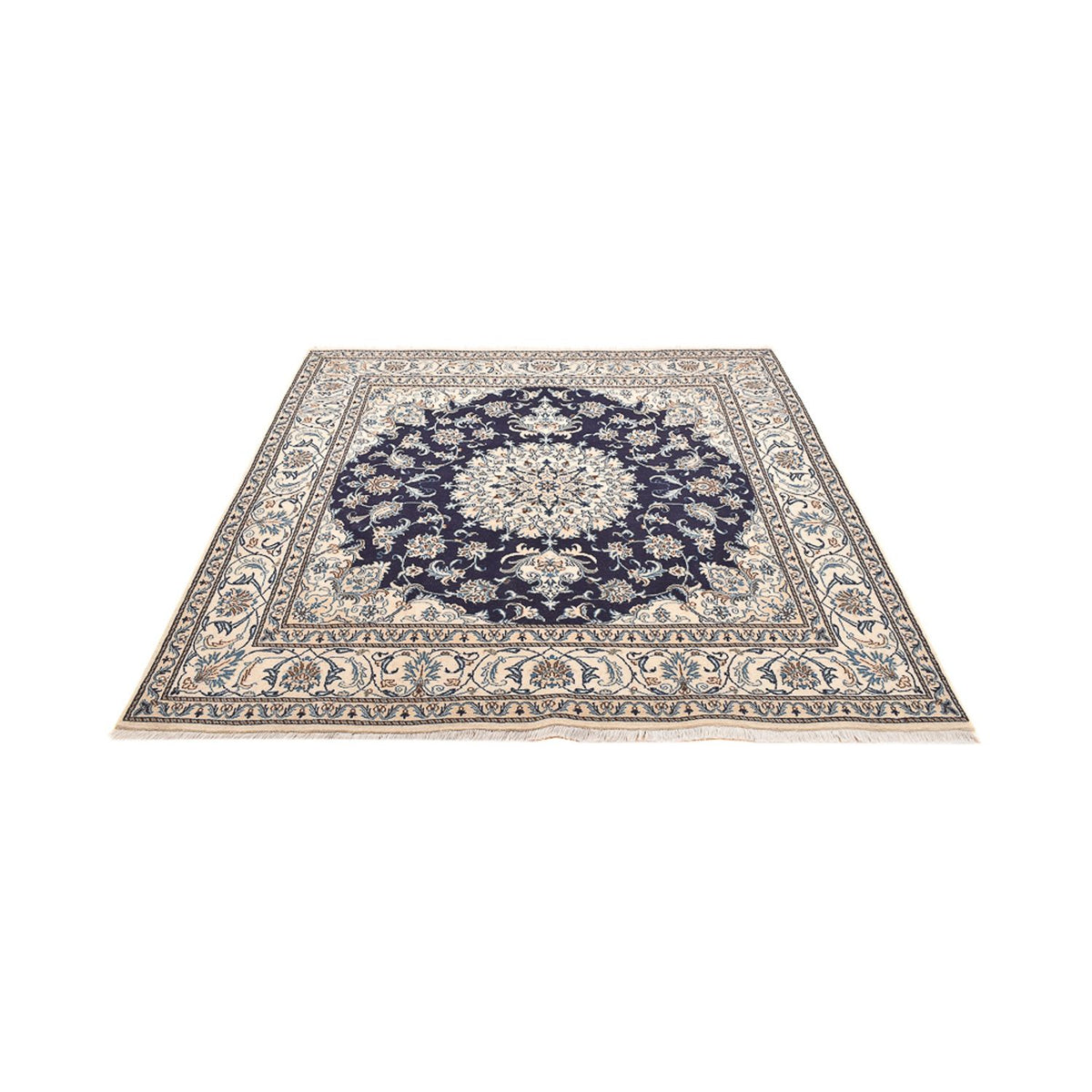 Perser Rug - Nain square  - 208 x 200 cm - dark blue