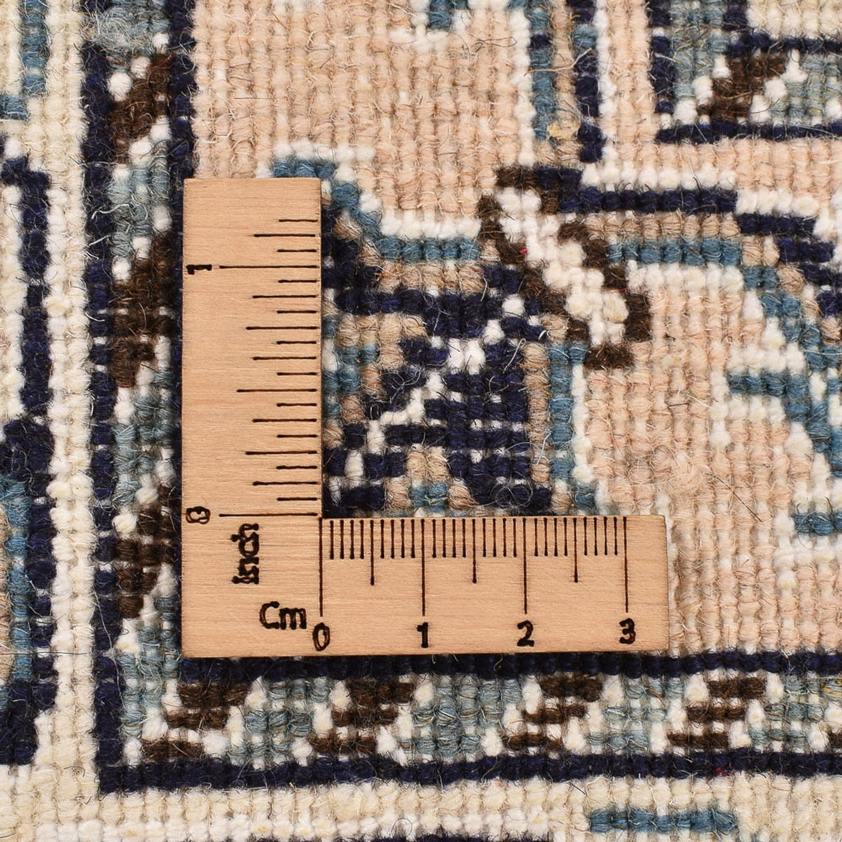 Perser Rug - Nain - 198 x 147 cm - light beige