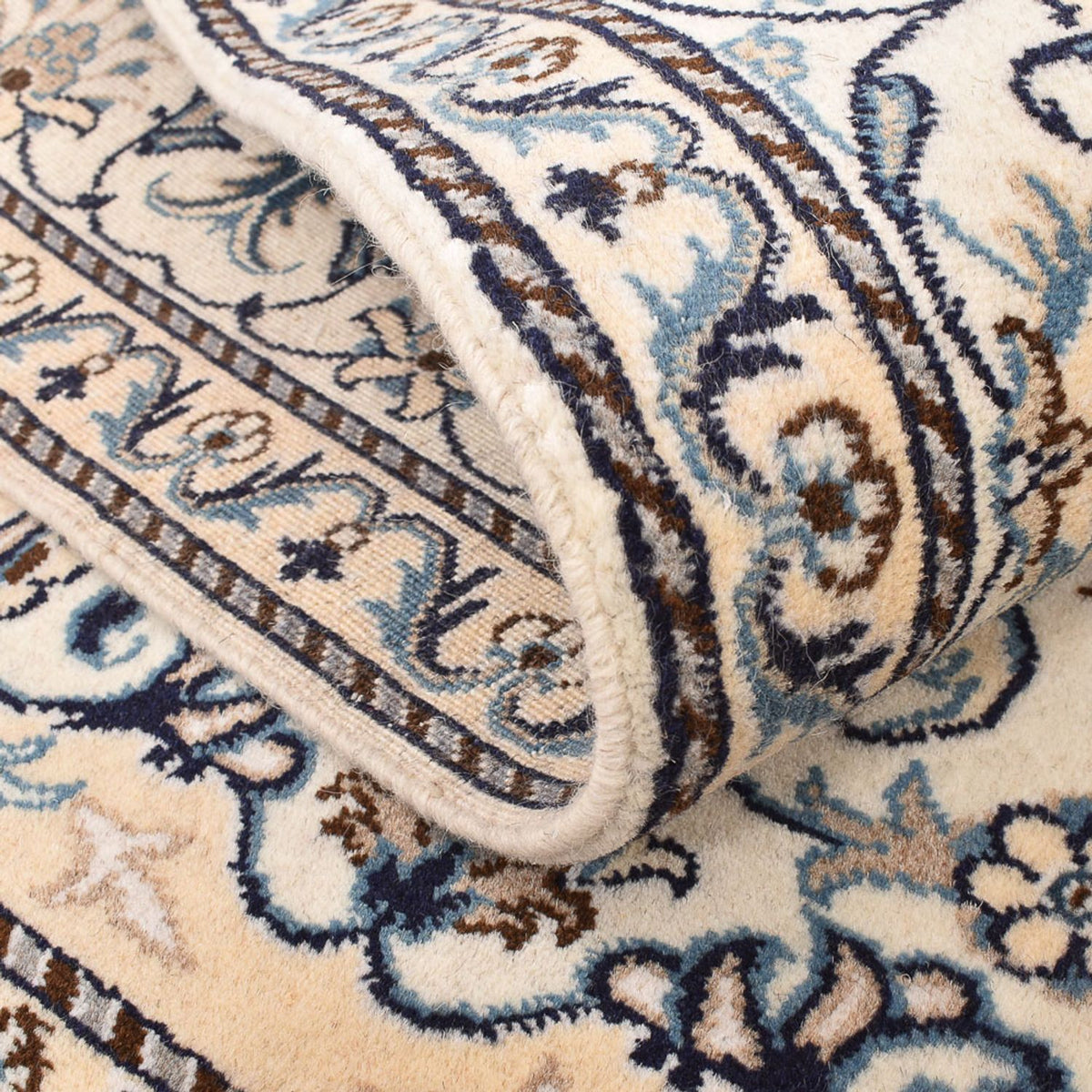 Perser Rug - Nain - 198 x 152 cm - light beige