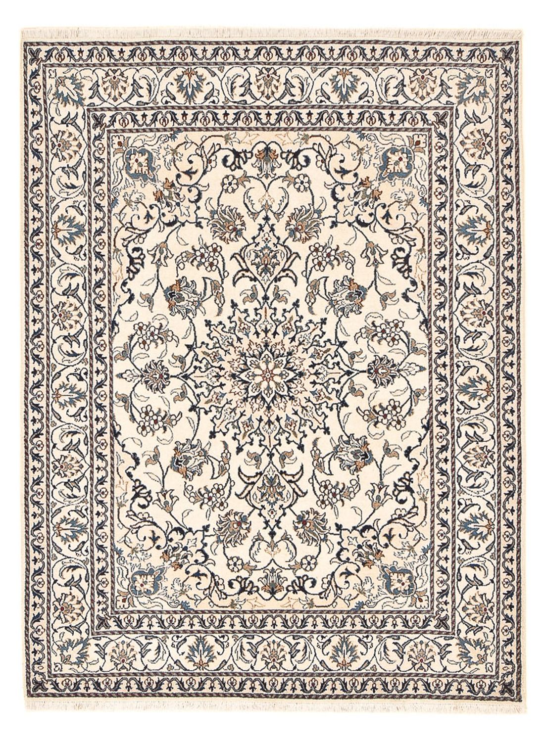 Perser Rug - Nain - 197 x 147 cm - light beige
