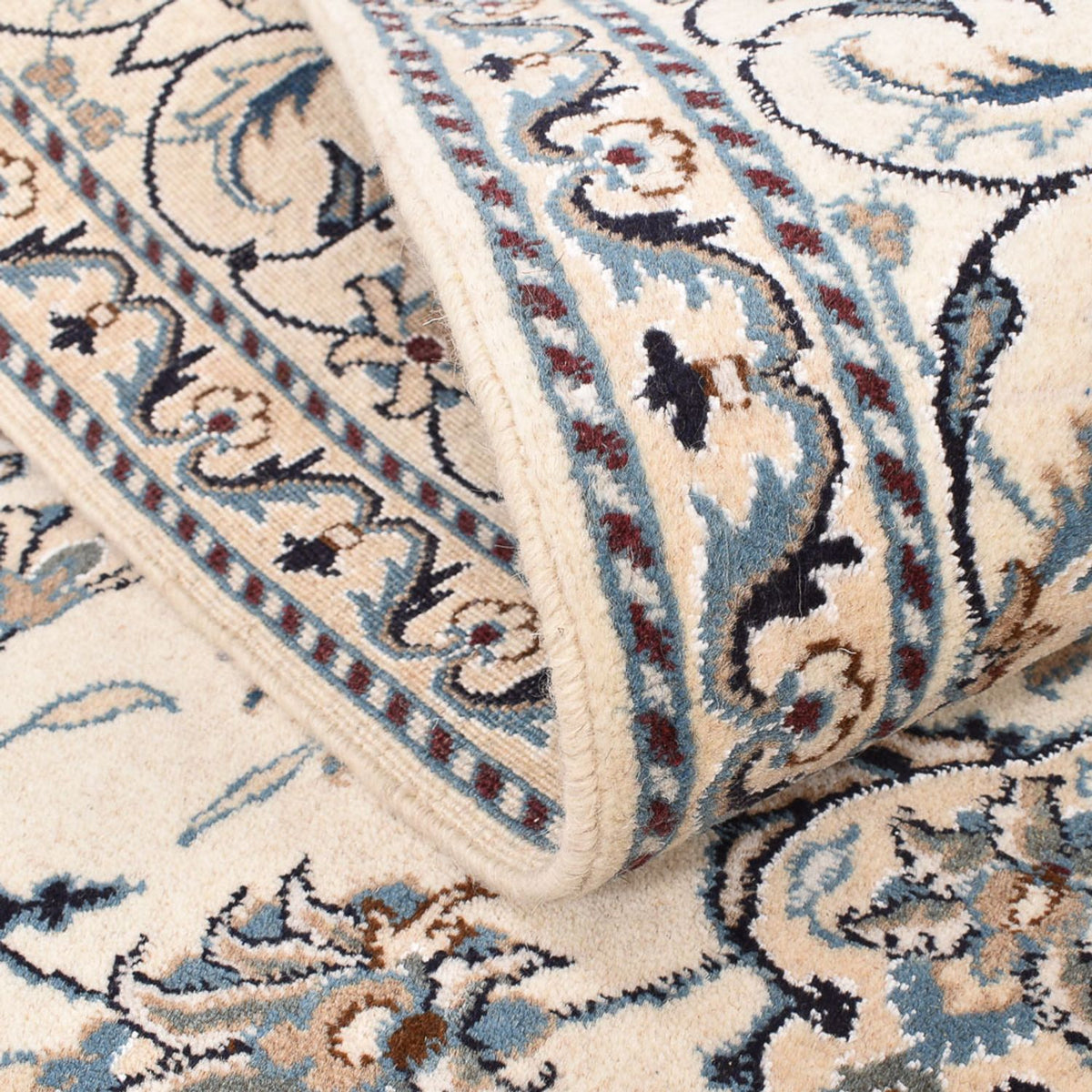 Perser Rug - Nain - 209 x 146 cm - light beige