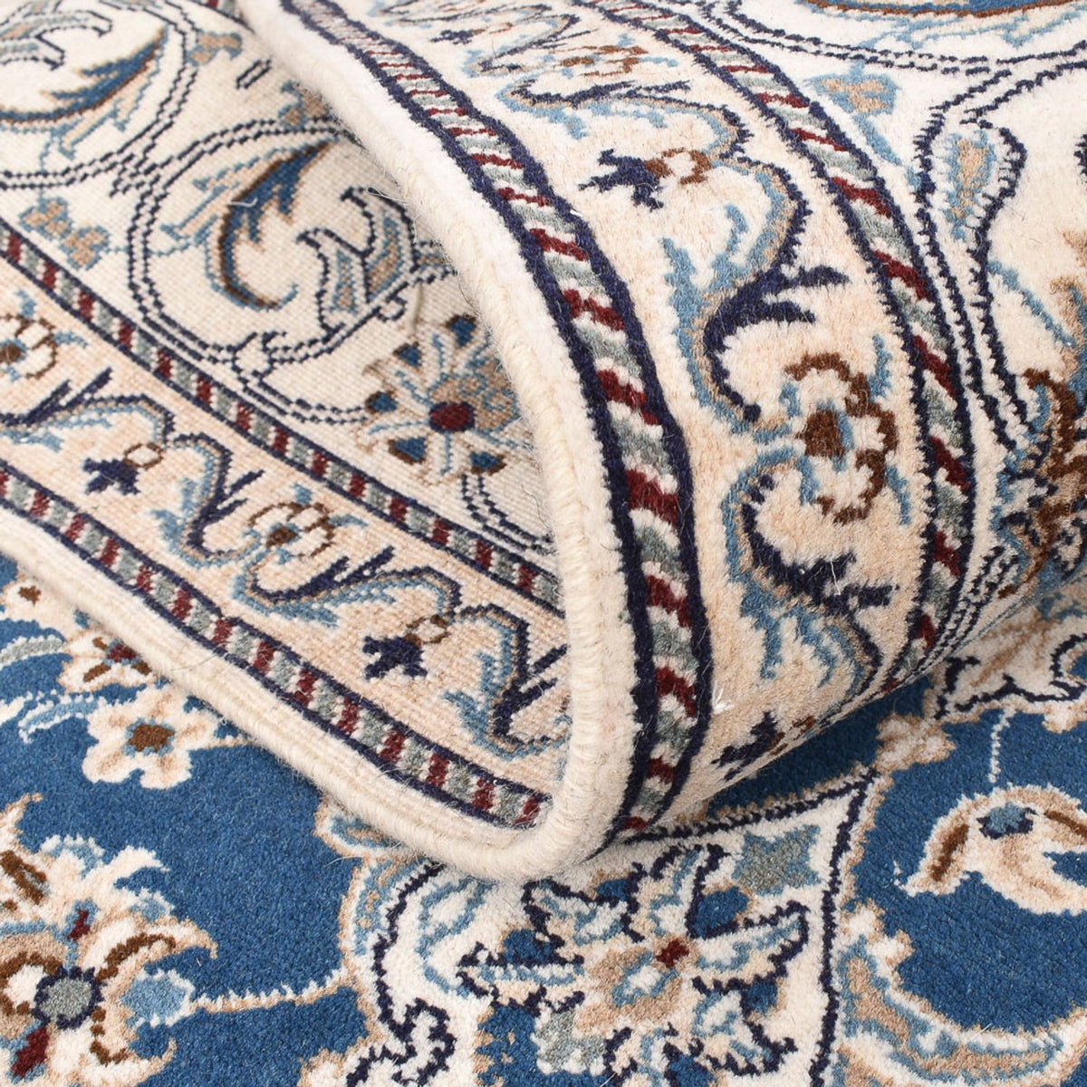 Perser Rug - Nain - 200 x 146 cm - light blue