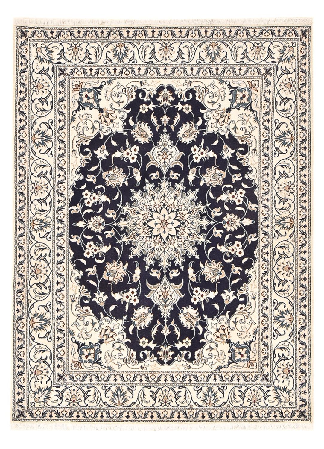 Perser Rug - Nain - 207 x 149 cm - dark blue