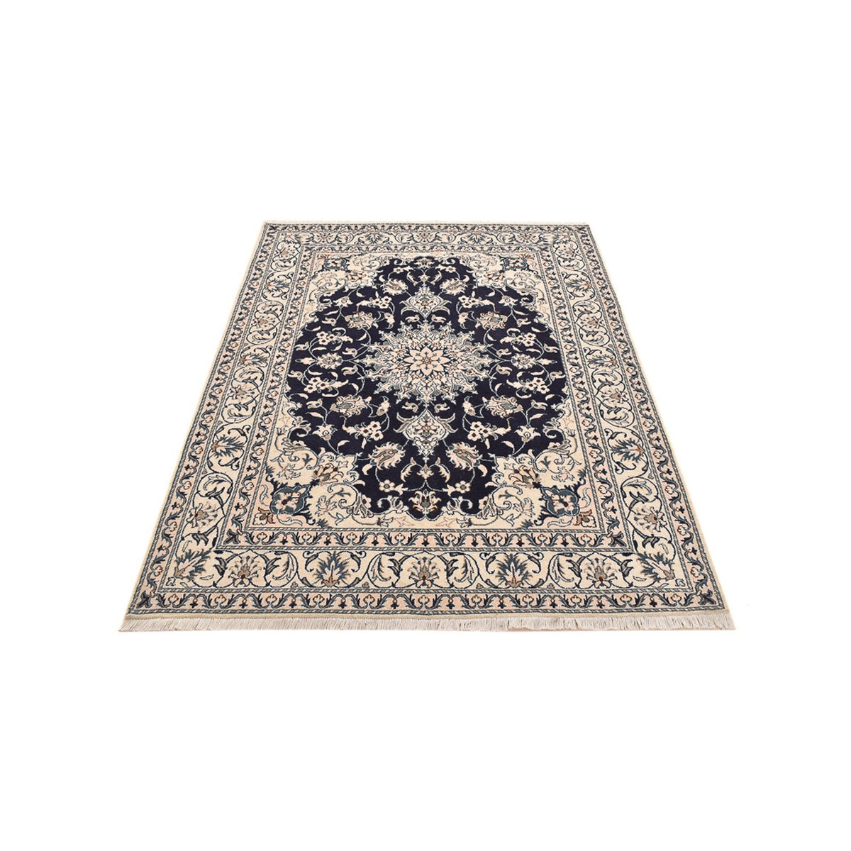 Perser Rug - Nain - 207 x 149 cm - dark blue
