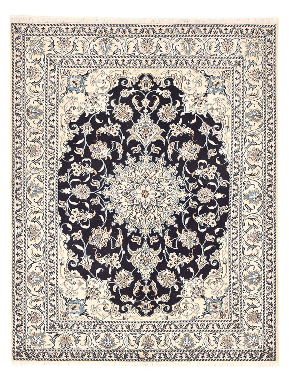 Perser Rug - Nain - 203 x 150 cm - dark blue