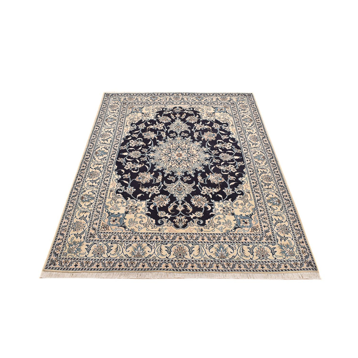 Perser Rug - Nain - 203 x 150 cm - dark blue