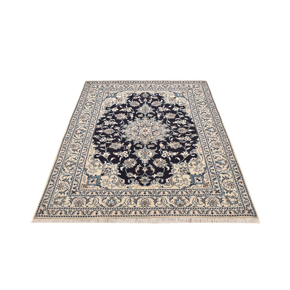 Perser Rug - Nain - 203 x 150 cm - dark blue