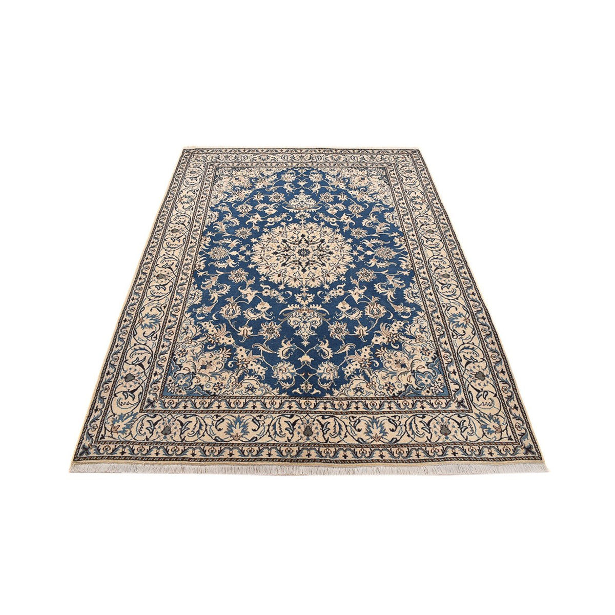 Perser Rug - Nain - 234 x 166 cm - blue