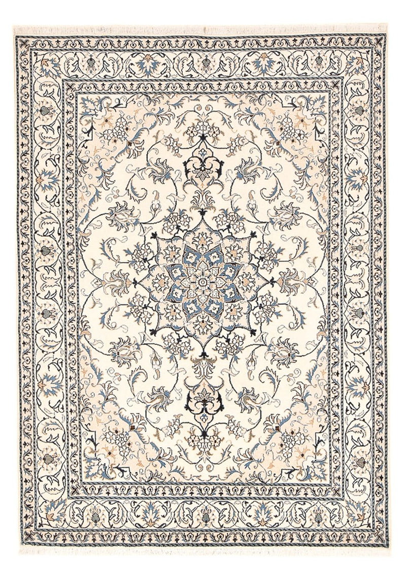 Perser Rug - Nain - 241 x 164 cm - light beige