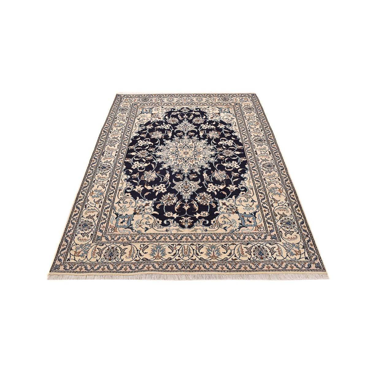 Perser Rug - Nain - 237 x 165 cm - dark blue