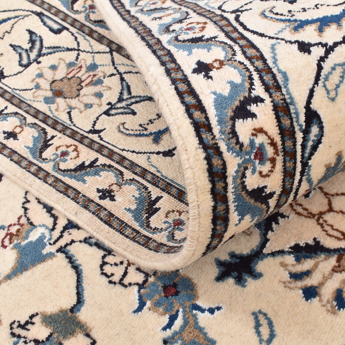 Perser Rug - Nain - 241 x 170 cm - light beige