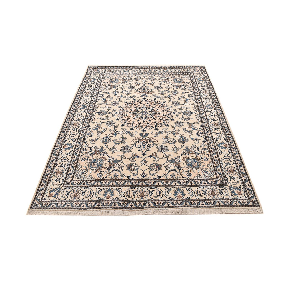 Perser Rug - Nain - 241 x 170 cm - light beige