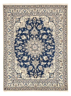 Perser Rug - Nain - 208 x 149 cm - dark blue
