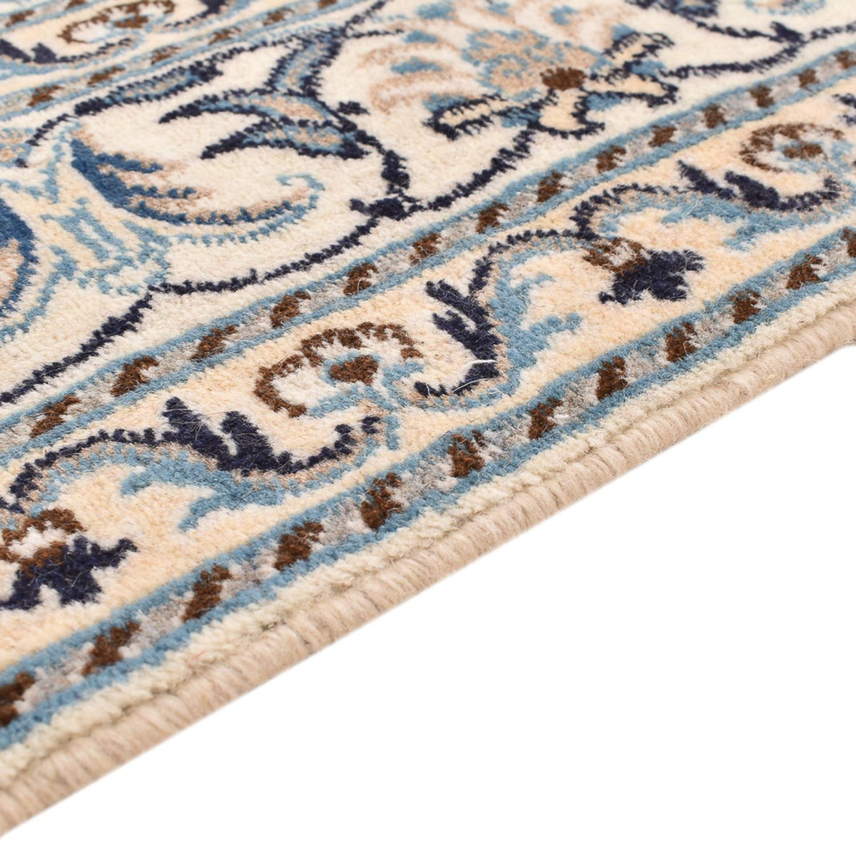 Perser Rug - Nain - 193 x 145 cm - light beige