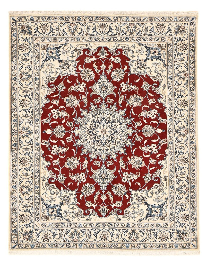 Perser Rug - Nain - 195 x 148 cm - red