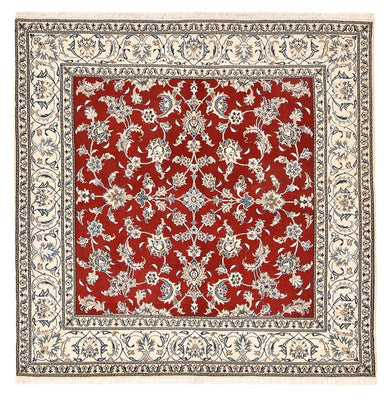 Perser Rug - Nain square  - 203 x 193 cm - red