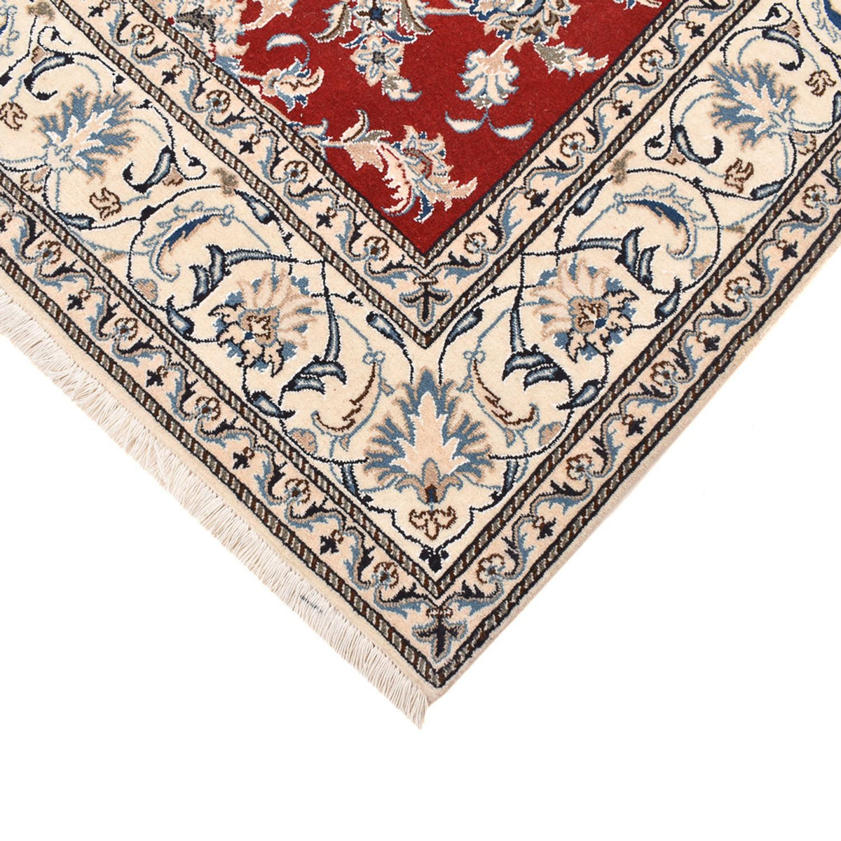 Perser Rug - Nain square  - 203 x 193 cm - red