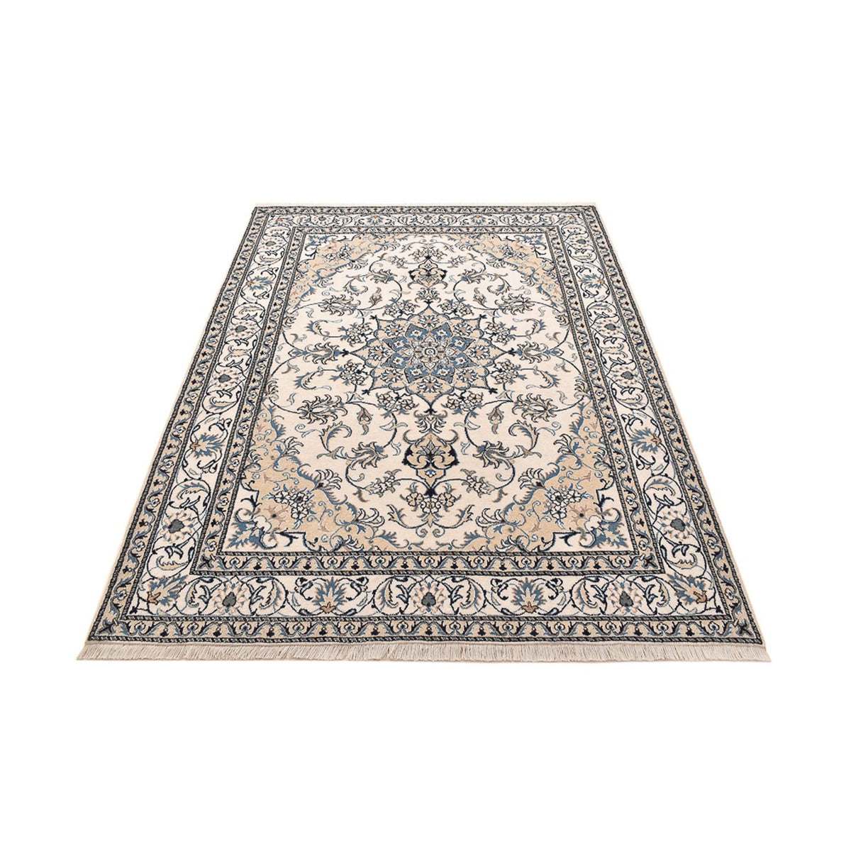 Perser Rug - Nain - 239 x 171 cm - light beige