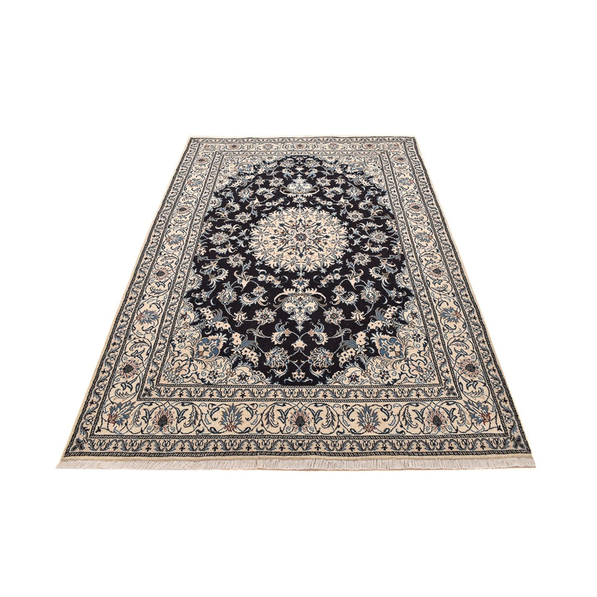 Perser Rug - Nain - 252 x 161 cm - dark blue