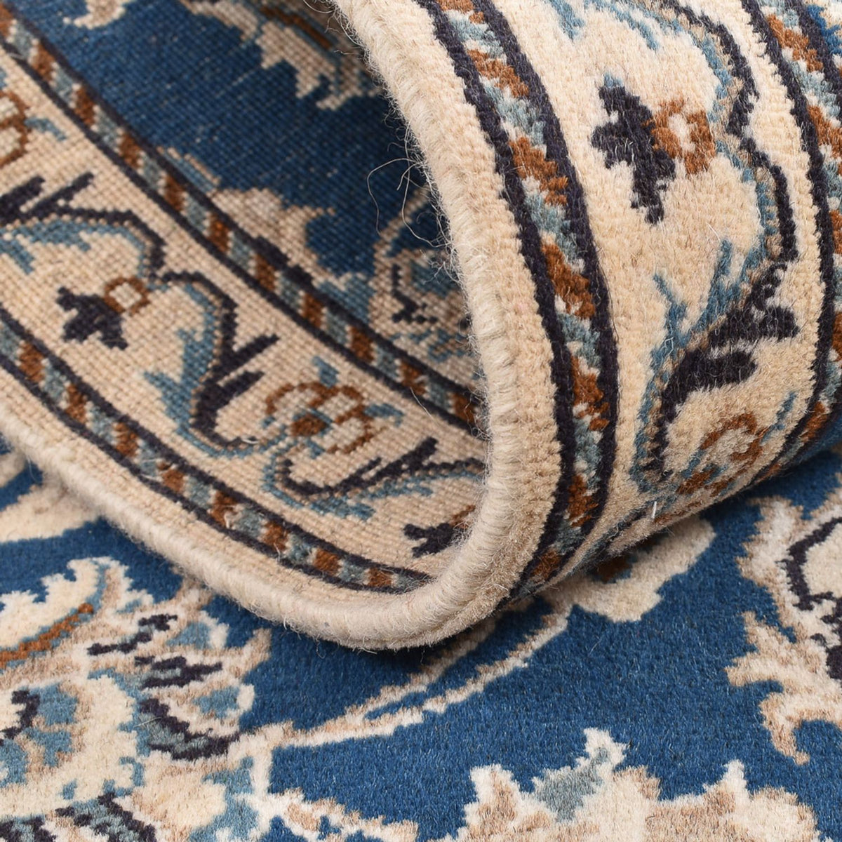 Runner Perser Rug - Nain - 209 x 78 cm - blue